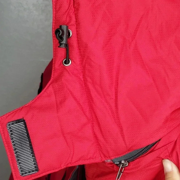 Wantdo Women's Red Hooded Winter Ski Jacket Size Small - Picture 15 of 15